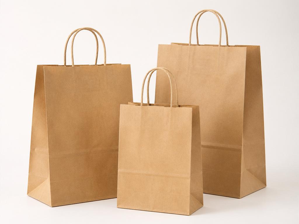 Twisted handle carryout bags we supply